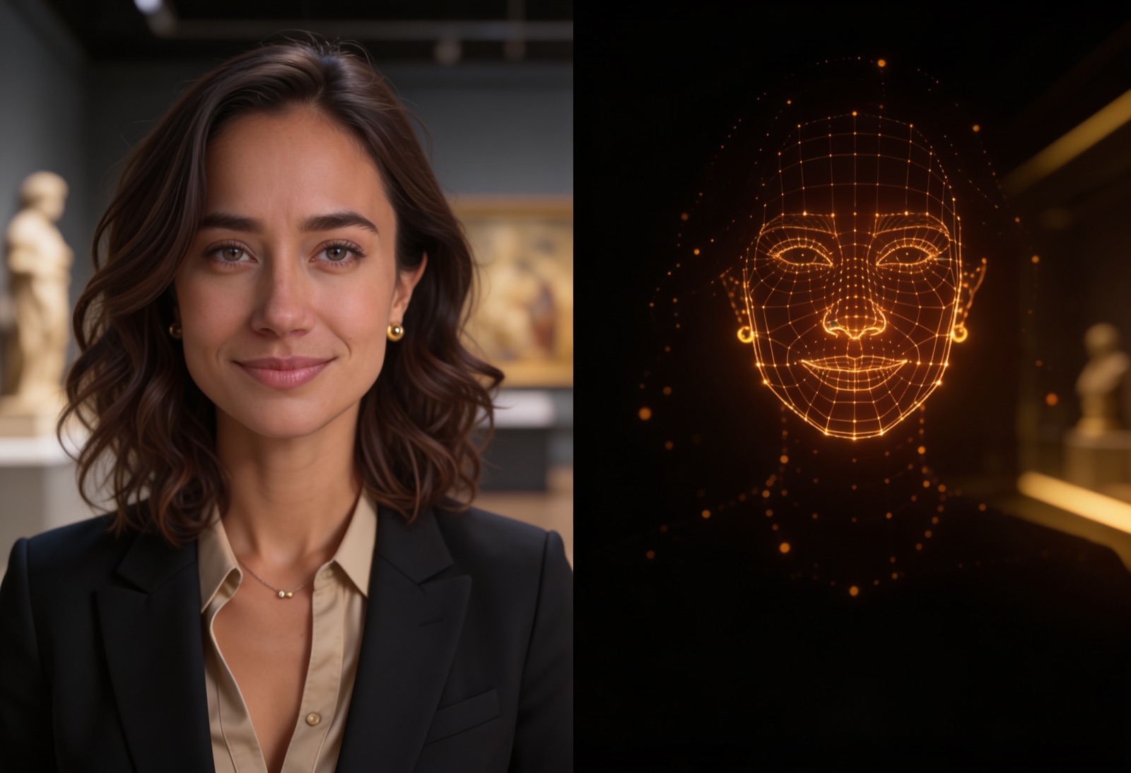 Avatar digital para museos — Presentador virtual con IA
