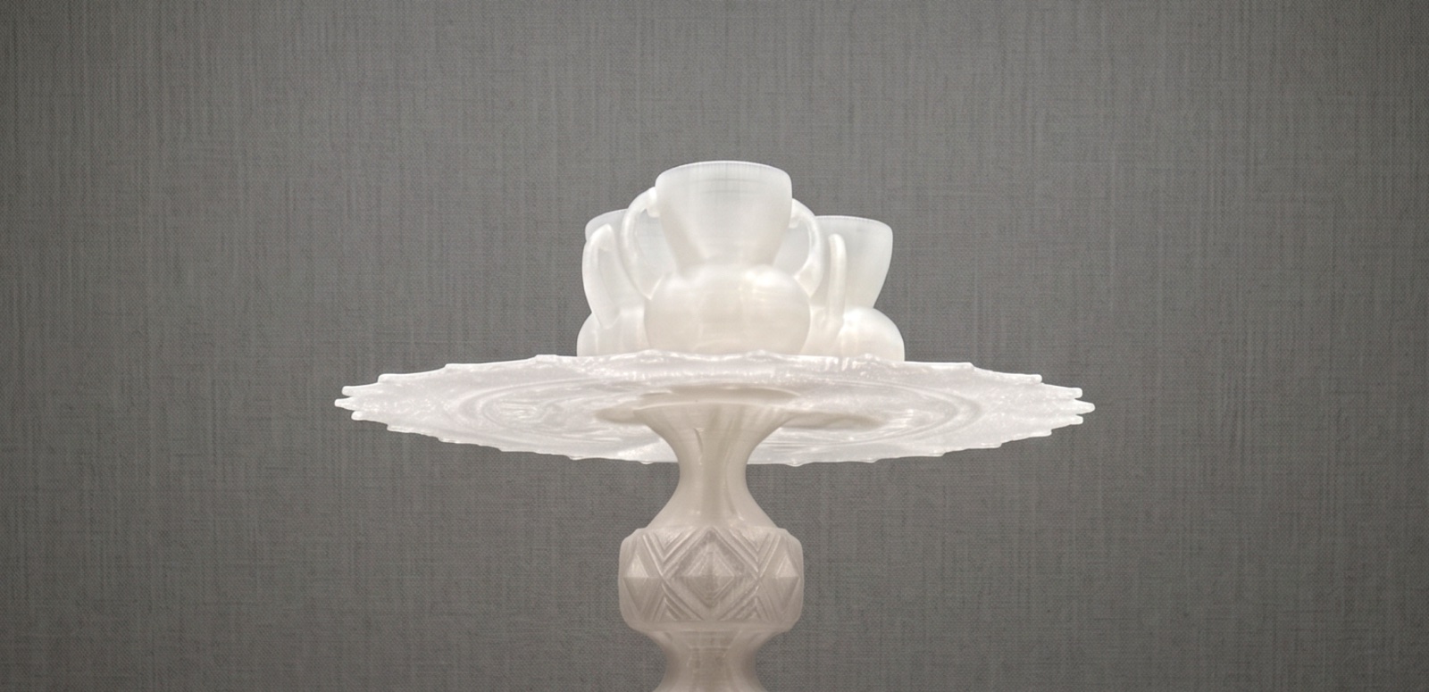 Candelero de plato tipo "Diamante", MARQ Dénia