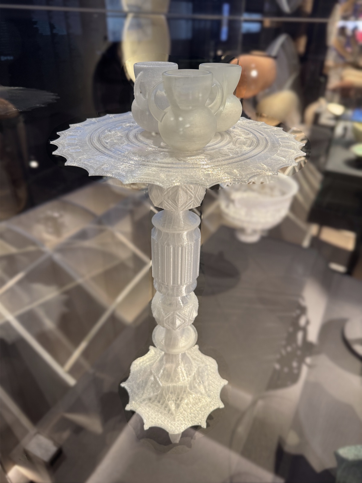 Candelero de plato tipo "Diamante", MARQ Dénia, anterior