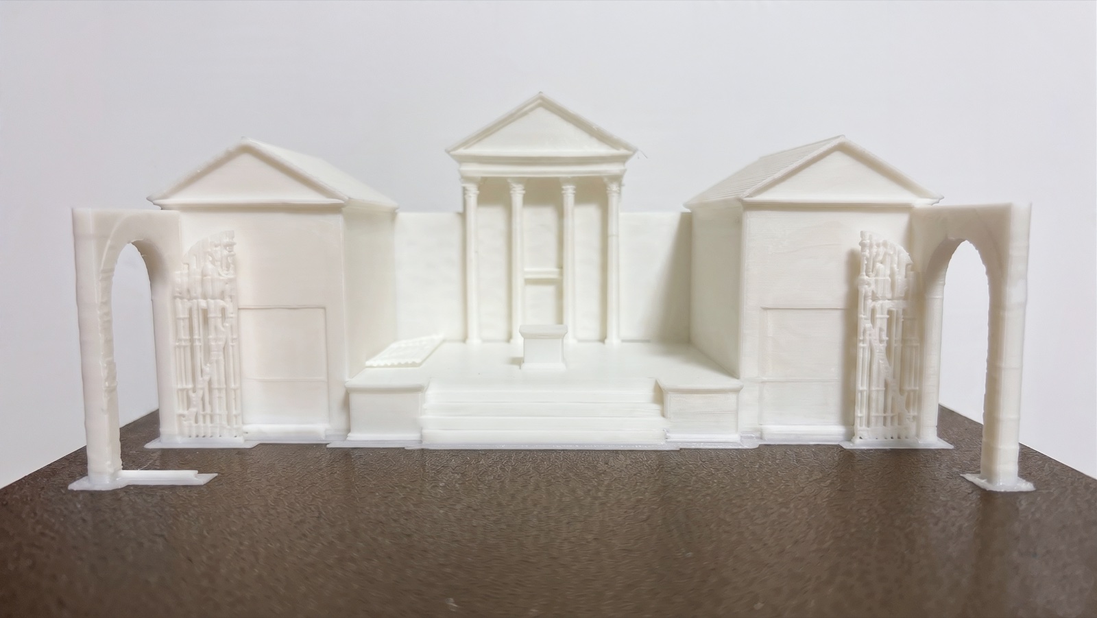 Maquetas de Lucentum en sus distintas etapas — Exposición "Ciudades de Luz" (MARQ)